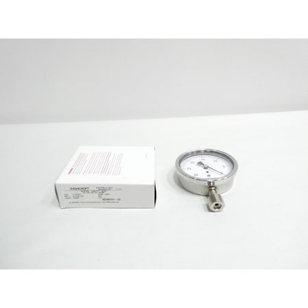 Ashcroft 3-1/2IN 1/2IN 0-30IN-HG NPT PRESSURE GAUGE 35-1009-SW-04L-30/0IMV